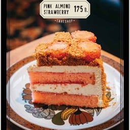 Pink almond strawberry