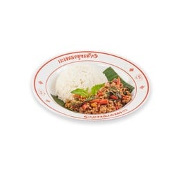 [กะเพราขุนช้าง Kaprao Khunchang] ข้าวกะเพราหมูสับ