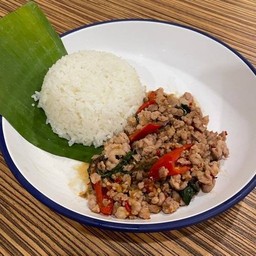 ข้าวกะเพราหมูสับ
