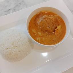 !! ข้าวมัสมั่นไก่(สะโพก1ชิ้น)