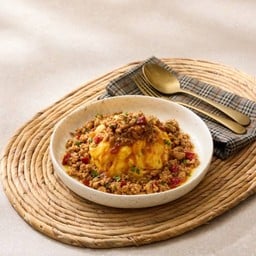 [ข.ไข่ข้น Kor Kai Khon] ข้าวไข่ข้นภูเขาไฟไข่ระเบิด