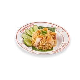 [กะเพราขุนช้าง Kaprao Khunchang] ข้าวผัดหมูกรอบ