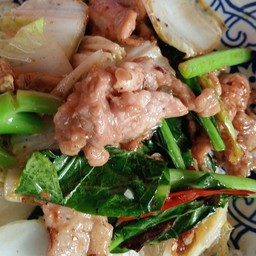 กับข้าว-ผัดผักรวมมิตร