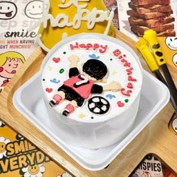 เค้กมินิ 10cm. - Vanilla ( 41 ) - นักบอล