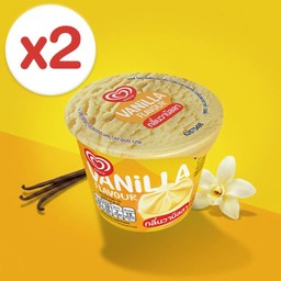วอลล์ คัพ วานิลลา ไอศกรีม เซ็ต 2 ชิ้น
