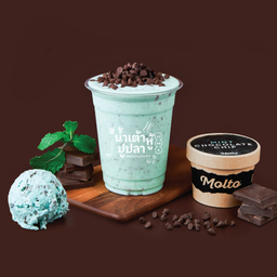 มิ้นท์ชิพ น้ำเต้าหู้เชค .