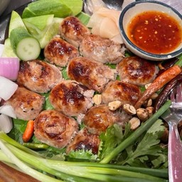 ไส้กรอกวุ้นเส้นย่าง