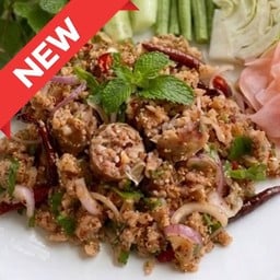 ลาบไส้กรอกอีสาน