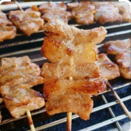 หมูปิ้งโบราณ 1 ชุด มี 10 ไม้