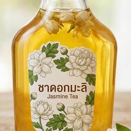 ชาเขียวมะลิบรรจุขวดขนาด 330 ml