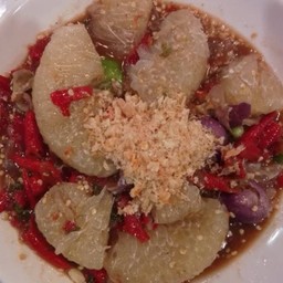 ตำส้มโอกะปิหอม