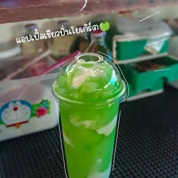 แอปเปิ้ลเขียวปั่นโยเกิร์ต