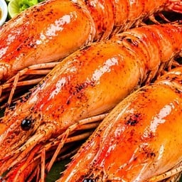 กุ้งย่างหน้าบ้าน