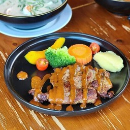 สเต็กสันคอหมู