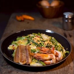 [อร่อยซ่ากับโค้ก] สุกี้แห้ง ทะเล + โค้ก ออริจินัล (ขวด)