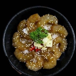 ข้าวหน้ากุ้งดอง