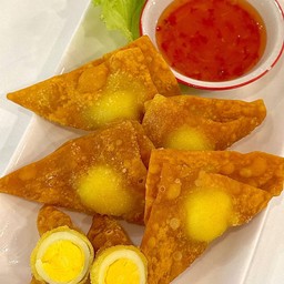 เกี๊ยวไข่นกทอด