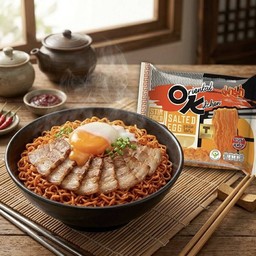 มาม่า OK Oriental Kitchen ไข่เค็ม สีส้ม