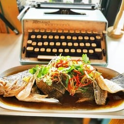 Keto ปลากะพงนึ่งซีอิ๊ว