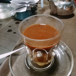 กาแฟร้อนนม