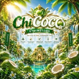 Chic coco น้ำมะพร้าวสด สาธุประดิษฐ์