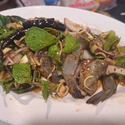ลาบกุ้งสด