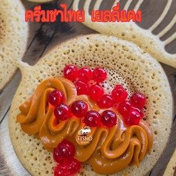 ครีมชาไทย เยลลี่แดง