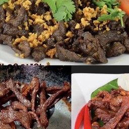 เนื้อทอดกระเทียม