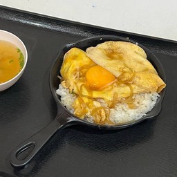 ข้าวหน้าไข่อบไข่