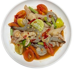 ตำกุ้งสด เล็บมือนาง