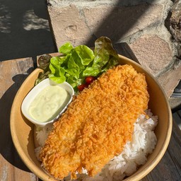 ข้าวปลาชุบเกล็ดขนมปังทอด