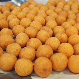 ไข่นกกระทา+กลอยทอด