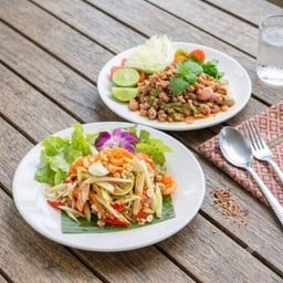 [เซตสุดฮิต] ตำไทย ต้นตำหรับ + ลาบตามใจ