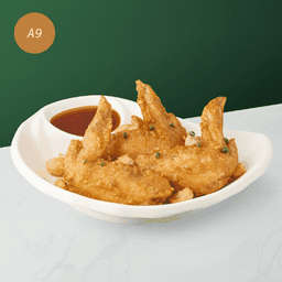 A9 ปีกไก่ทอดกระเทียมกรอบ