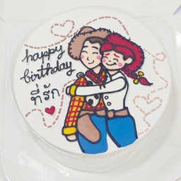 เค้ก Woody&Jessie (ขนาด 1 ปอนด์)