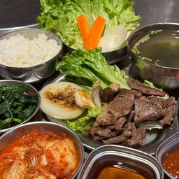 ชุดข้าวหน้าWagyu ย่างBBQ
