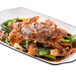 ปูนิ่มผัดพริกไทยดำ