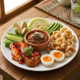 [เซตสุดฮิต] แจ่วบองทรงเครื่อง + ปีกไก่ย่าง