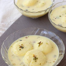 Rasmalai creamy milky sweet 3pcs ราสมาไล 3ชิน ขนมหวานอินเดียหอมหวานละมุน