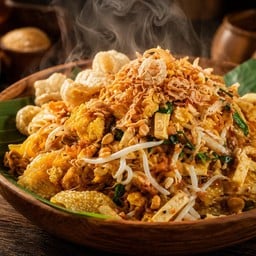ผัดไทยเกี๊ยวกรอบ