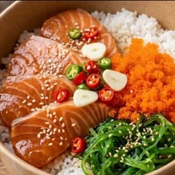 ข้าวด้งแซลมอนดอง