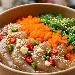 ข้าวด้งกุ้งดอง