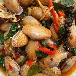 หอยลายผัดฉ่า