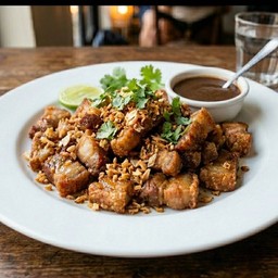 หมูทอดกระเทียม