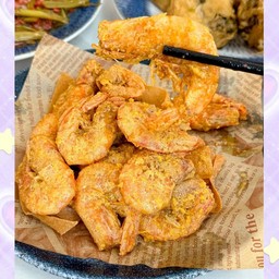 富贵黄金蛋黄虾 กุ้งทอดผัดไข่เค็ม