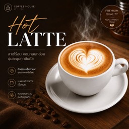 Hot Cafe Latte (ลาเต้ร้อน)