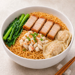 (D)-บะหมี่หมูกรอบปูเกี๊ยวกุ้ง