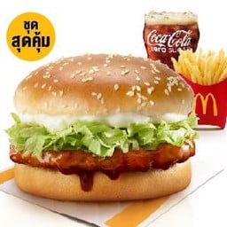 [อร่อยซ่ากับโค้ก] ชุดซามูไรเบอร์เกอร์ (L)