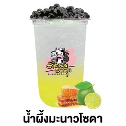 น้ำผึ้งมะนาวโซดา (ฟรีไข่มุก)