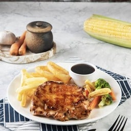 สเต็กไก่ดั้งเดิม (สะโพกไก่ แบบไม่เผ็ด)